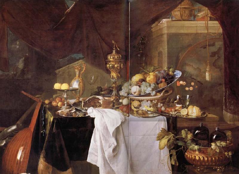 Jan Davidsz. de Heem Fruits et vaisselle:un dessert China oil painting art